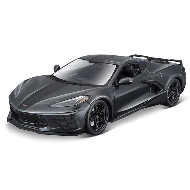 Maisto MAI31447MGY Stingray Coupe Model Car with Strip for 2020 Corvette Chevrolet, Metallic Gray -  Maisto International Inc