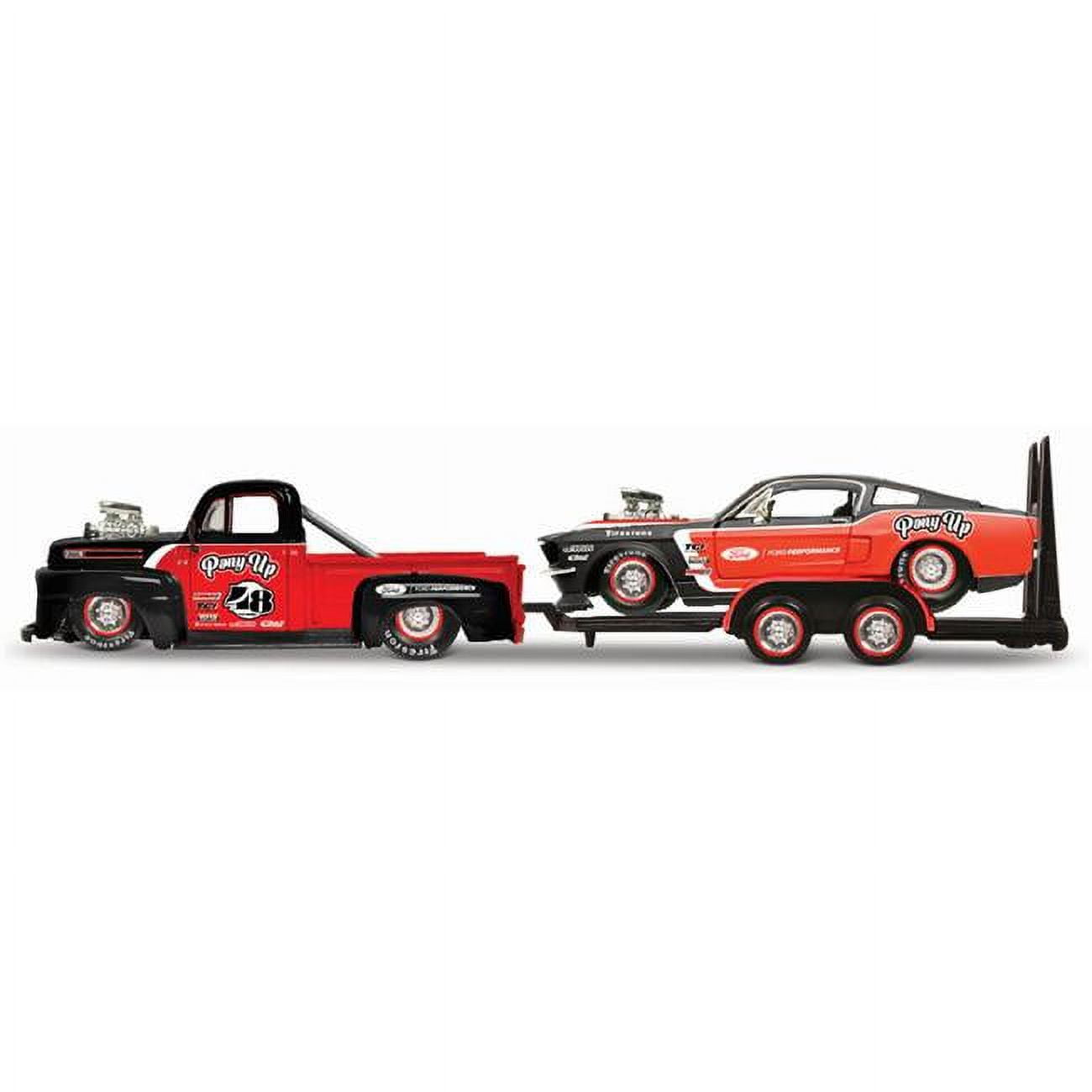 Maisto MAI32751 Pickup Truck with Flatbed Trailor for 1948 F1 Ford & 1967 Ford Mustang GT -  Maisto International Inc