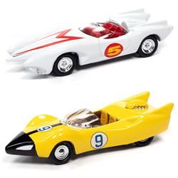 Picture of Johnny Lightning JOHJLDR015-SET Silver Screen Dioramas Release 2020 Model Car - 2-Piece