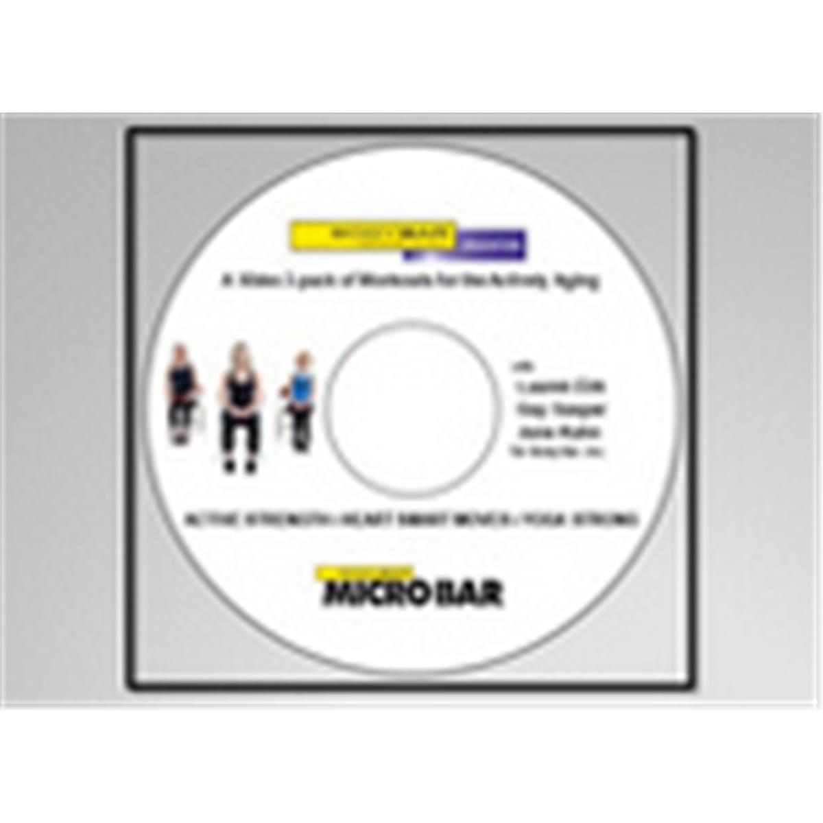 Picture of Body Bar DVD DVD-MMBY3P Micro Bar Yoga Video - Pack of 3