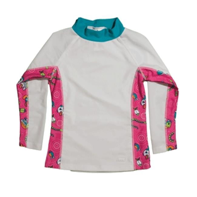2015 Long Sleeve Rash Guard, Coolgardie Pink - Size 1
