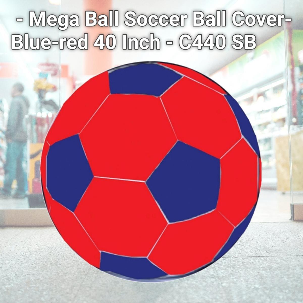 Picture of Horsemen S Pride Inc - Mega Ball Soccer Ball Cover- Blue-red 40 Inch - C440 SB