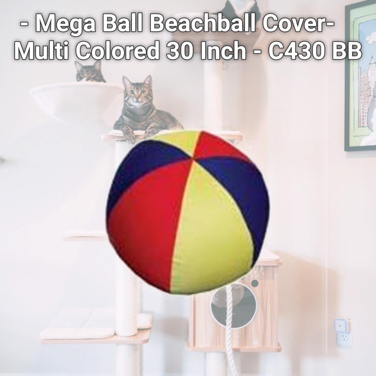 Picture of Horsemen S Pride Inc - Mega Ball Beachball Cover- Multi Colored 30 Inch - C430 BB
