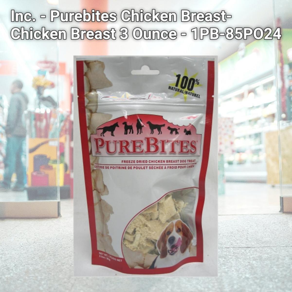 Picture of Pure Treats Inc. - Purebites Chicken Breast- Chicken Breast 3 Ounce - 1PB-85PO24