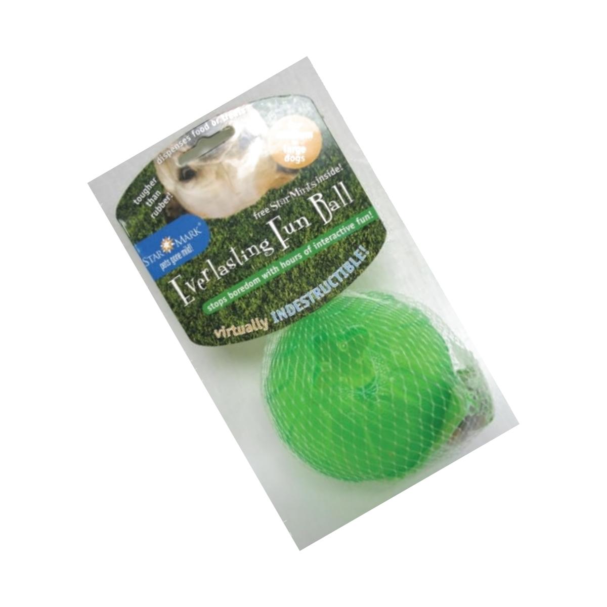 Picture of Starmark - Treat Dispensing Chew Ball- Green Medium-large - SMFBML