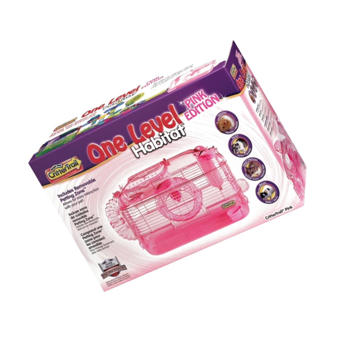 Picture of Super Pet- Crittertrail - Crittertrail Pink One Level Hb- Pink 20x11.5x11 Inch - 100079209