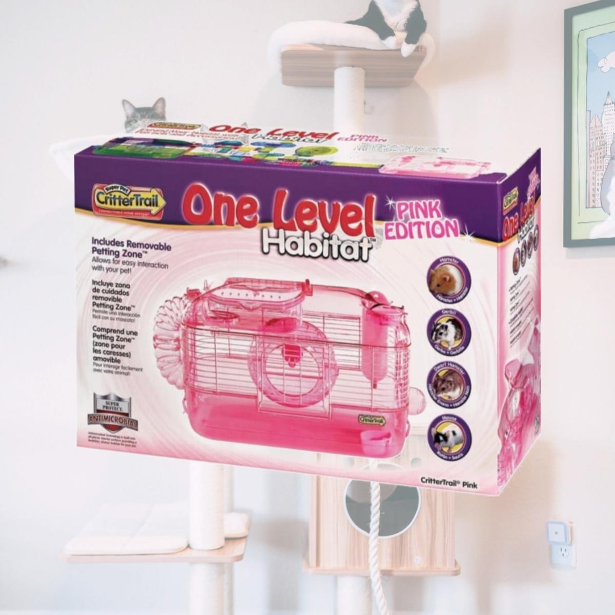 Picture of Super Pet- Crittertrail - Crittertrail Pink One Level Hb- Pink 20x11.5x11 Inch - 100079209