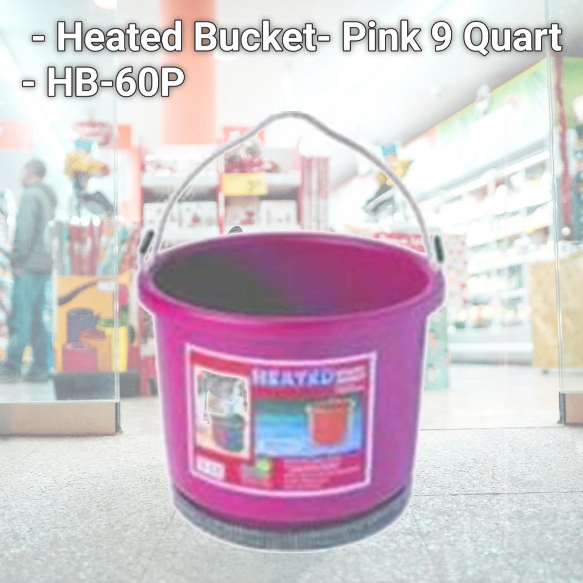 Picture of Farm Innovators-farm - Heated Bucket- Pink 9 Quart - HB-60P