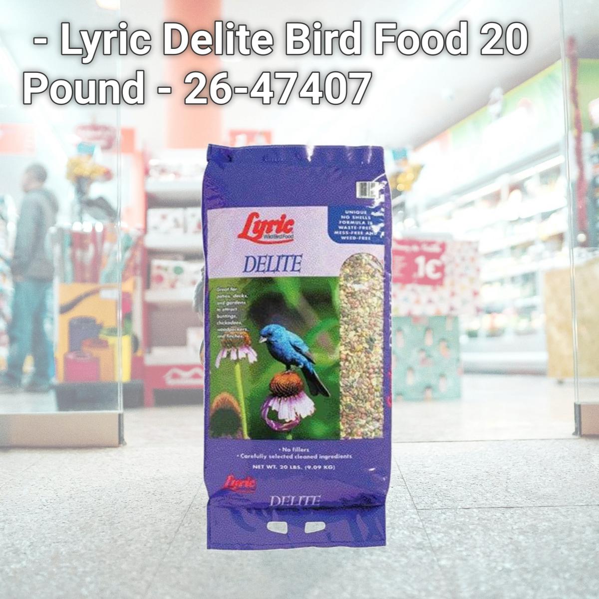 Picture of Greenview Lyric - Lyric Delite Bird Food 20 Pound - 26-47407