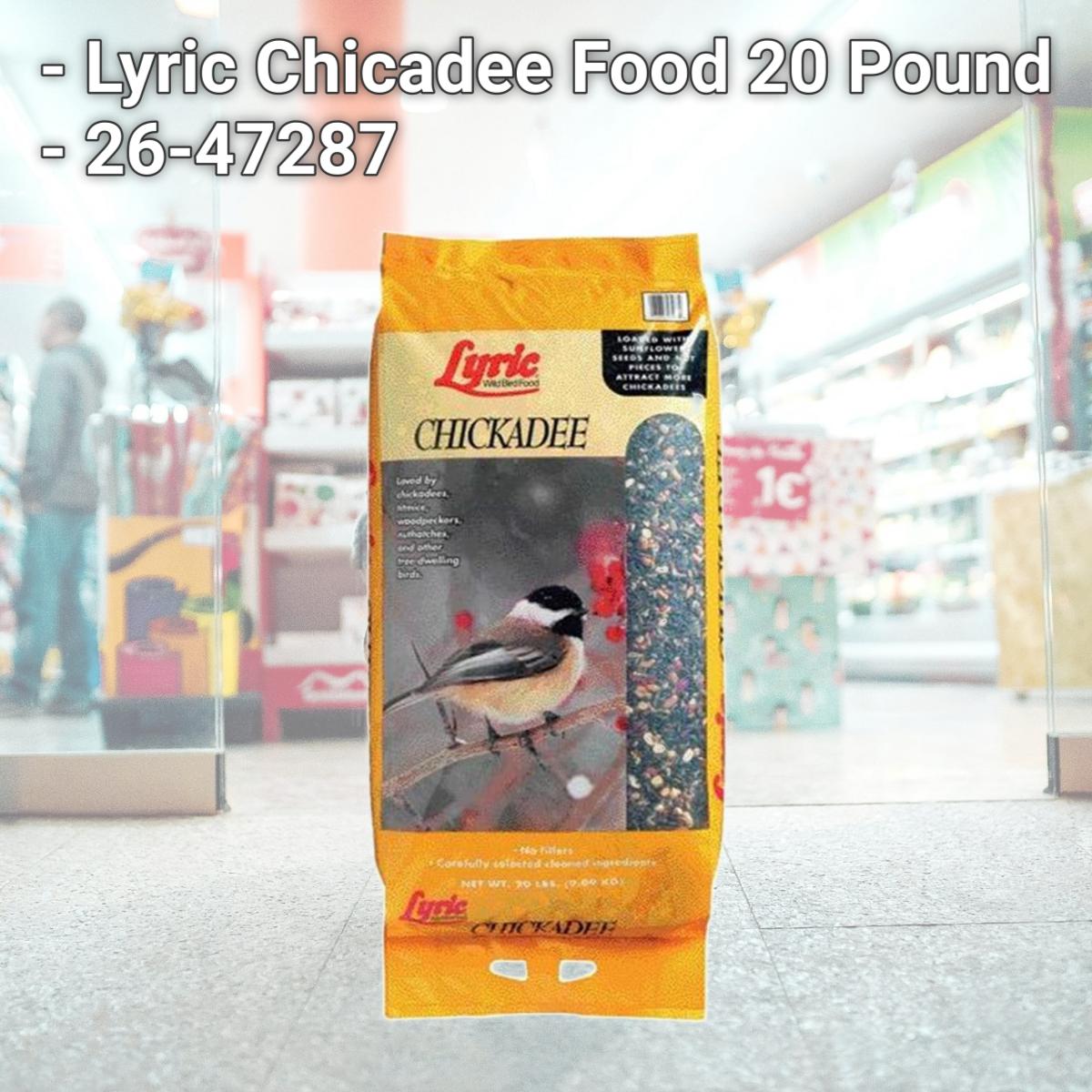 Picture of Greenview Lyric - Lyric Chicadee Food 20 Pound - 26-47287
