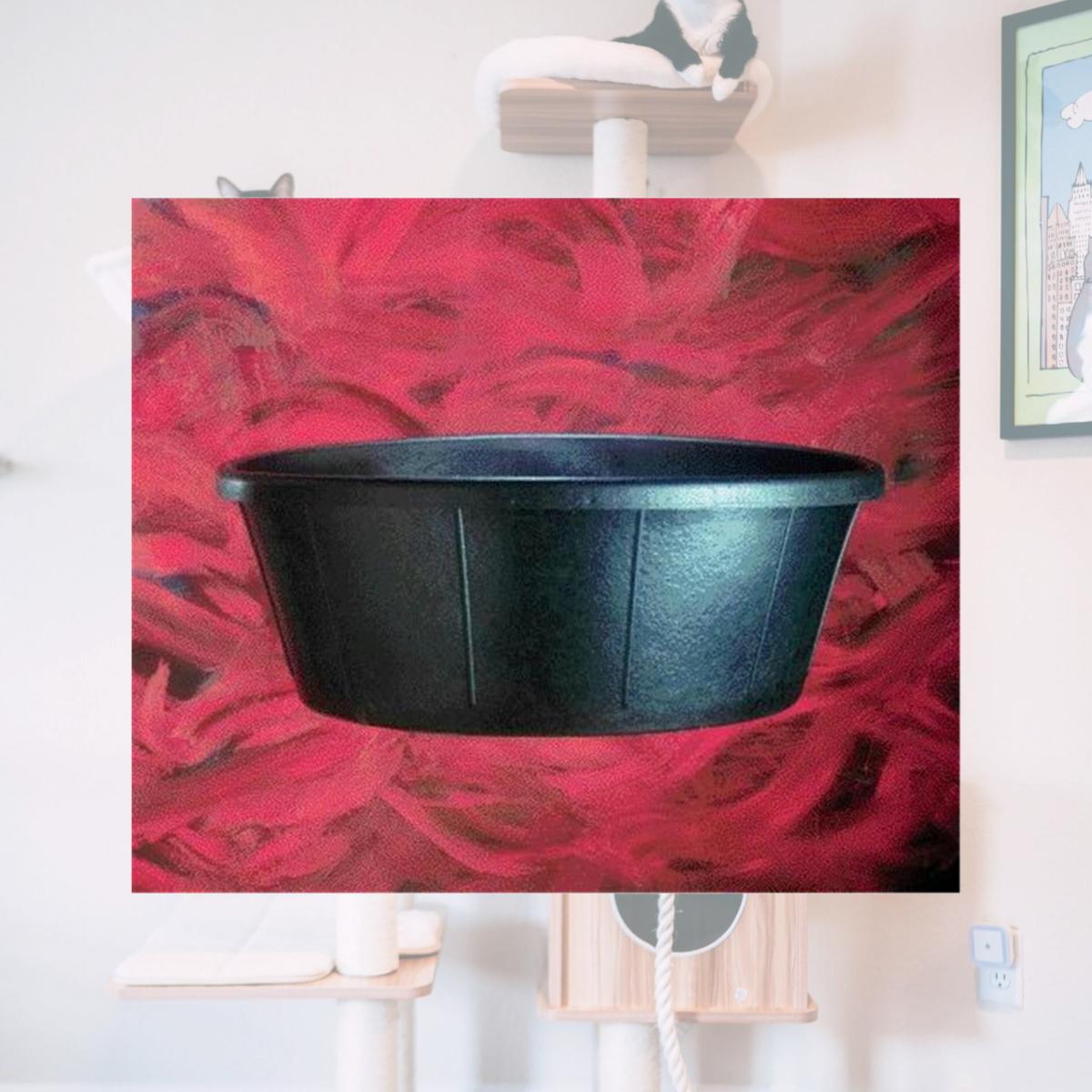 Picture of Fortex Industries Inc Cr850 Rubber Tub- Black 15 Gallon - CR850 BLACK