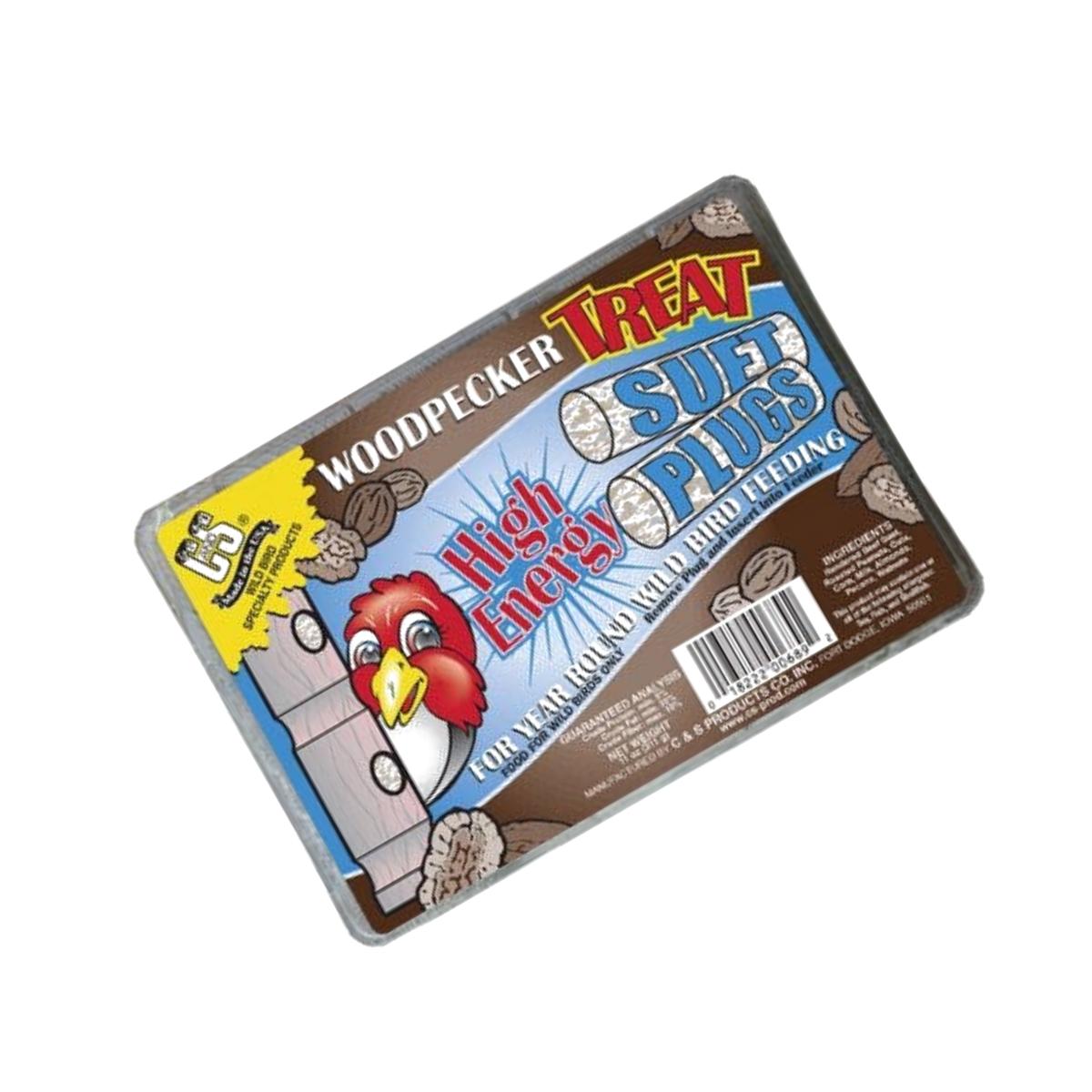 Picture of C And S Products Co Inc P - Woodpecker Treat Suet Plugs 11 Ounce - CS12689