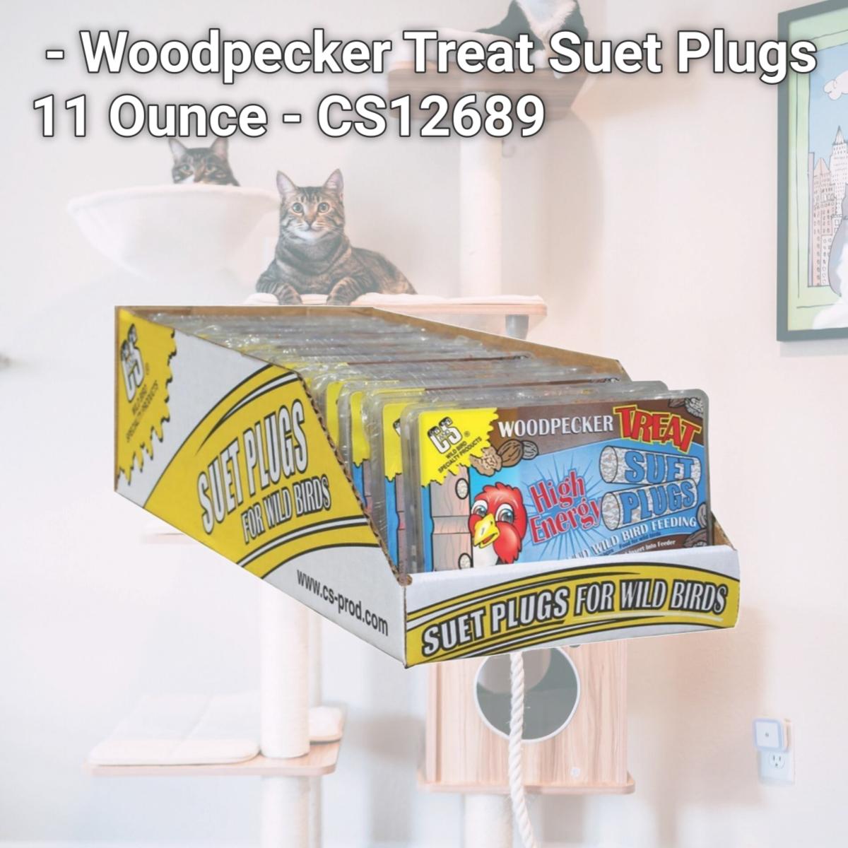 Picture of C And S Products Co Inc P - Woodpecker Treat Suet Plugs 11 Ounce - CS12689