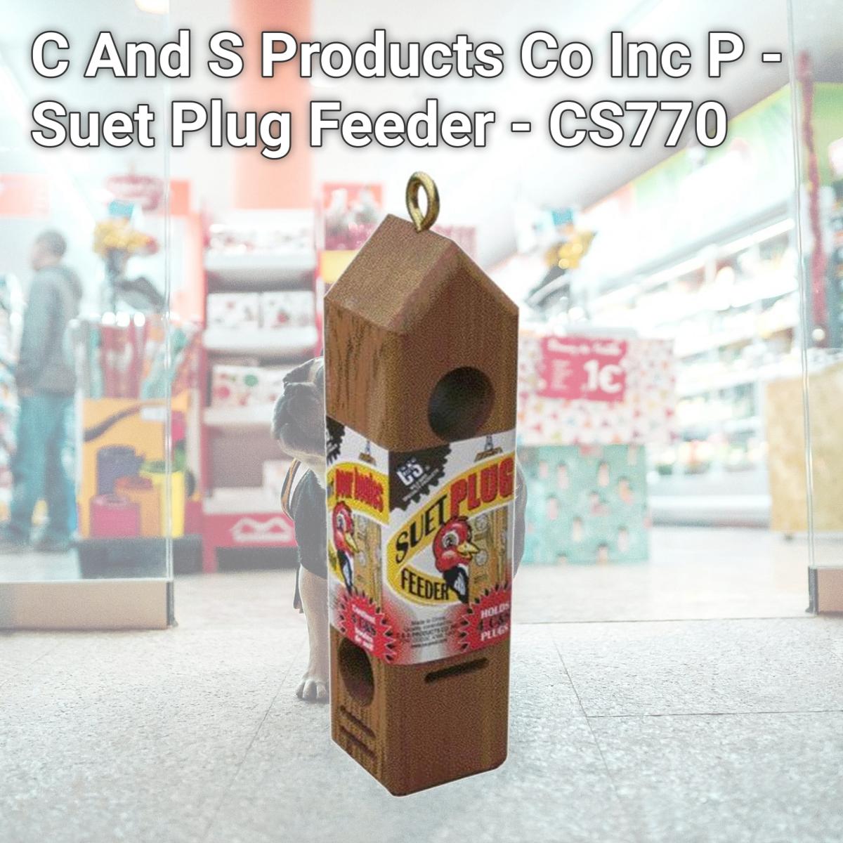 Picture of C And S Products Co Inc P - Suet Plug Feeder - CS770