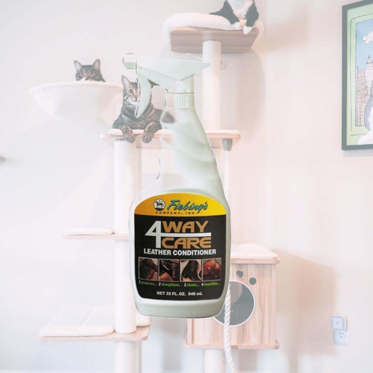 Picture of Fiebing Company Inc 4way Care Leathr Cond with sprayr 1 Quart - 088-30111-CARE00S03
