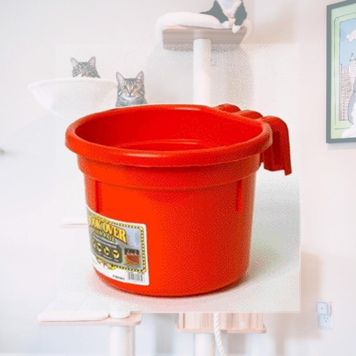 Picture of Miller Mfg Co Inc Hook Over Feed Pail- Red 8 Quart - CPHRED