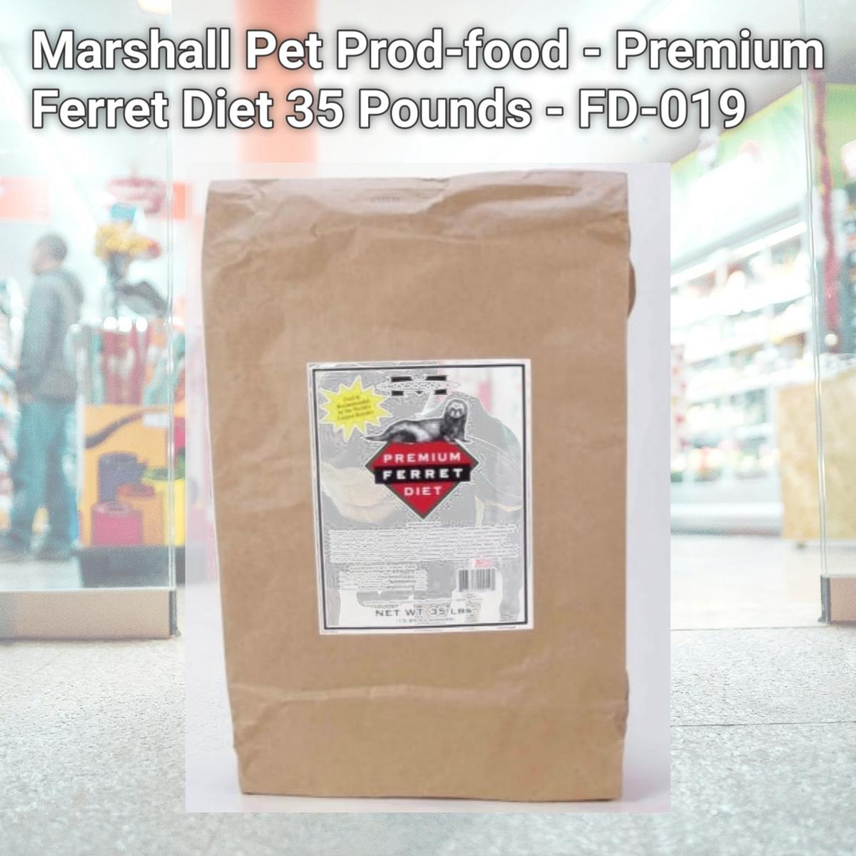 Picture of Marshall Pet Prod-food - Premium Ferret Diet 35 Pounds - FD-019
