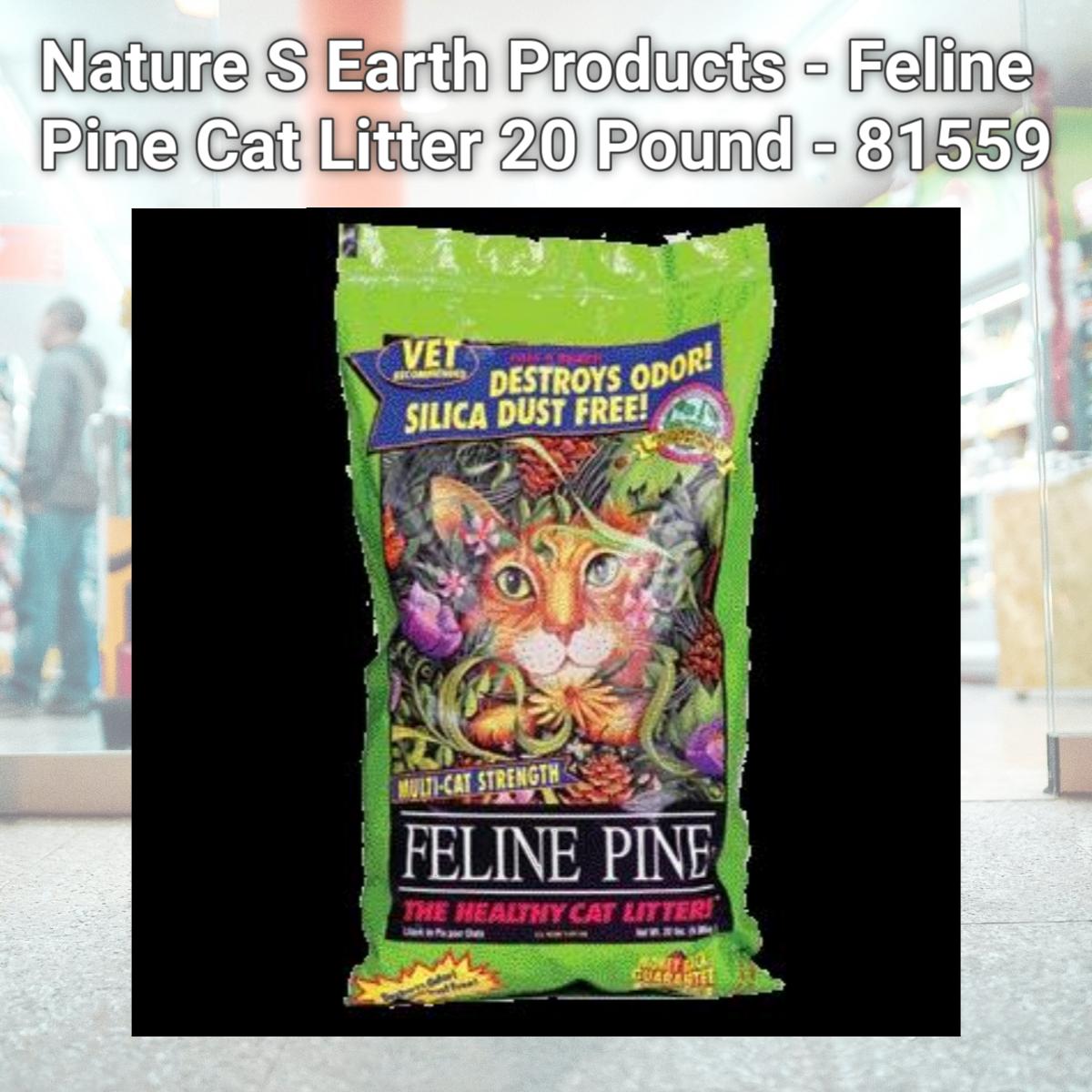 Picture of Nature S Earth Products - Feline Pine Cat Litter 20 Pound - 81559