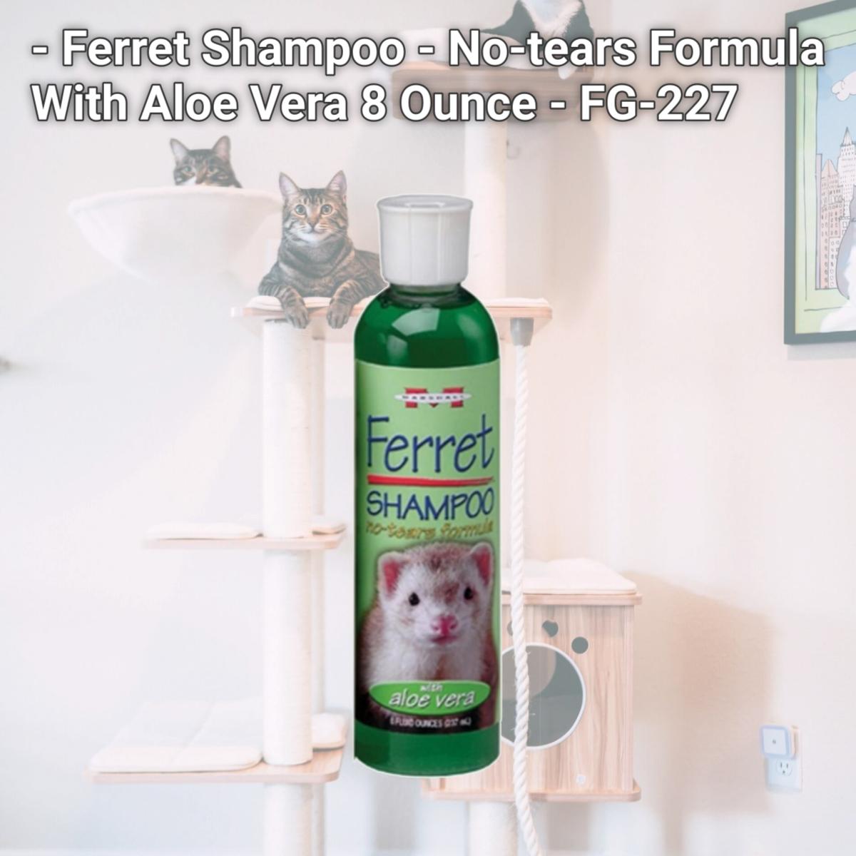 Picture of Marshall Pet Products - Ferret Shampoo - No-tears Formula With Aloe Vera 8 Ounce - FG-227