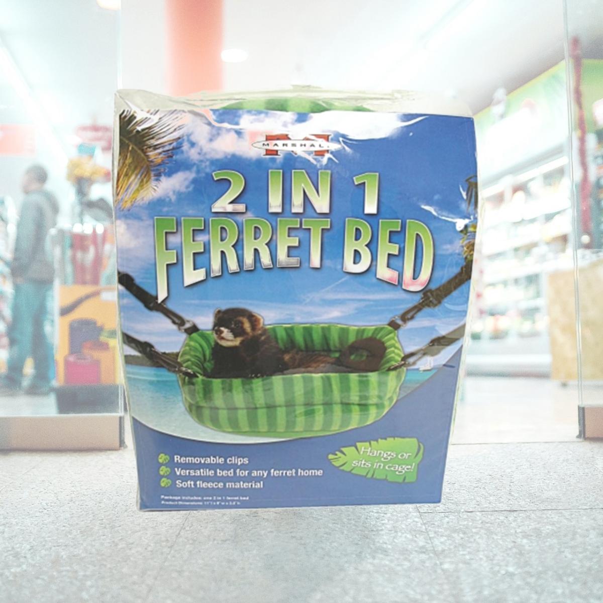 Picture of Marshall Pet Products - Marshall 2 In 1 Ferret Bed- Assorted - FP-367