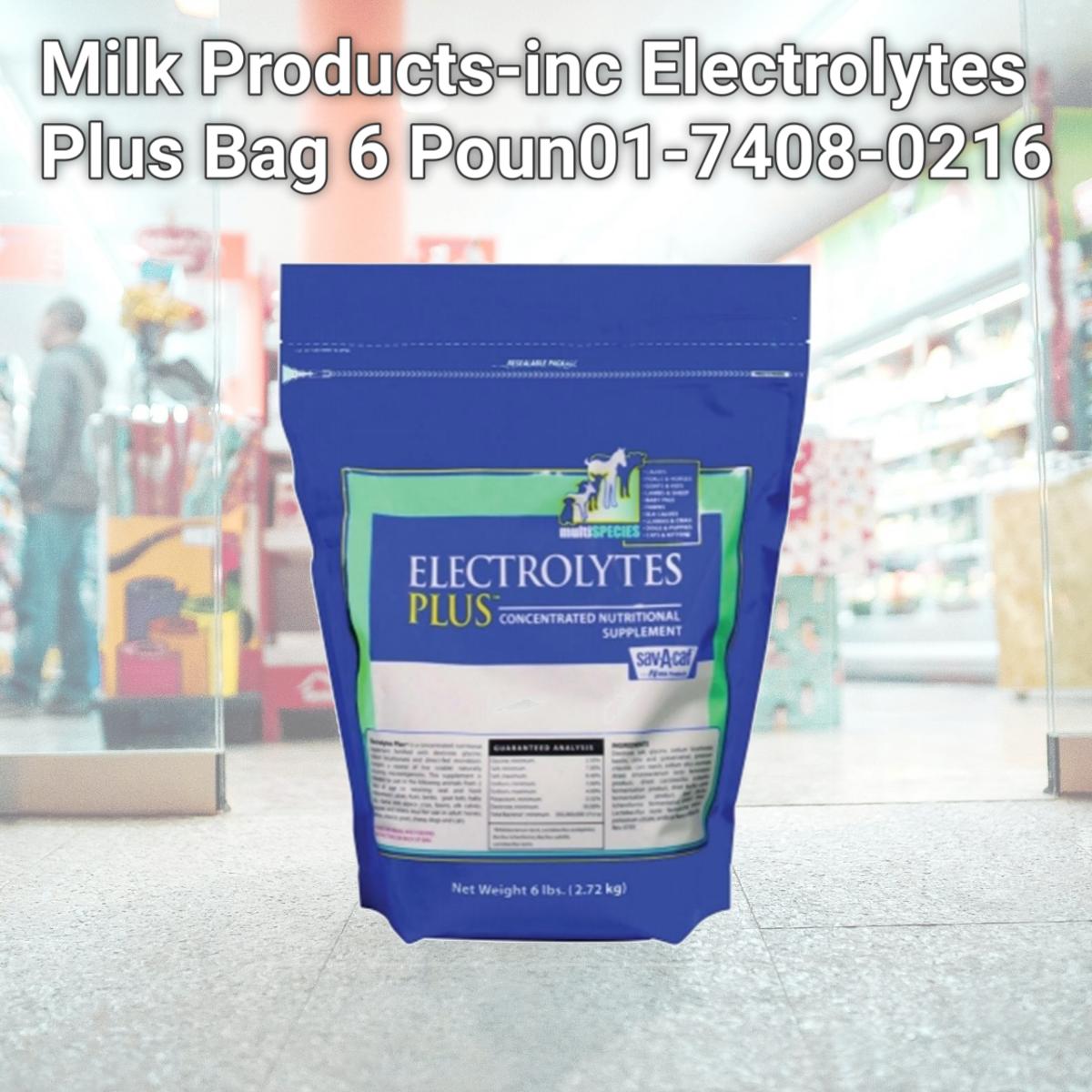 Picture of Milk Products-inc Electrolytes Plus Bag 6 Poun01-7408-0216