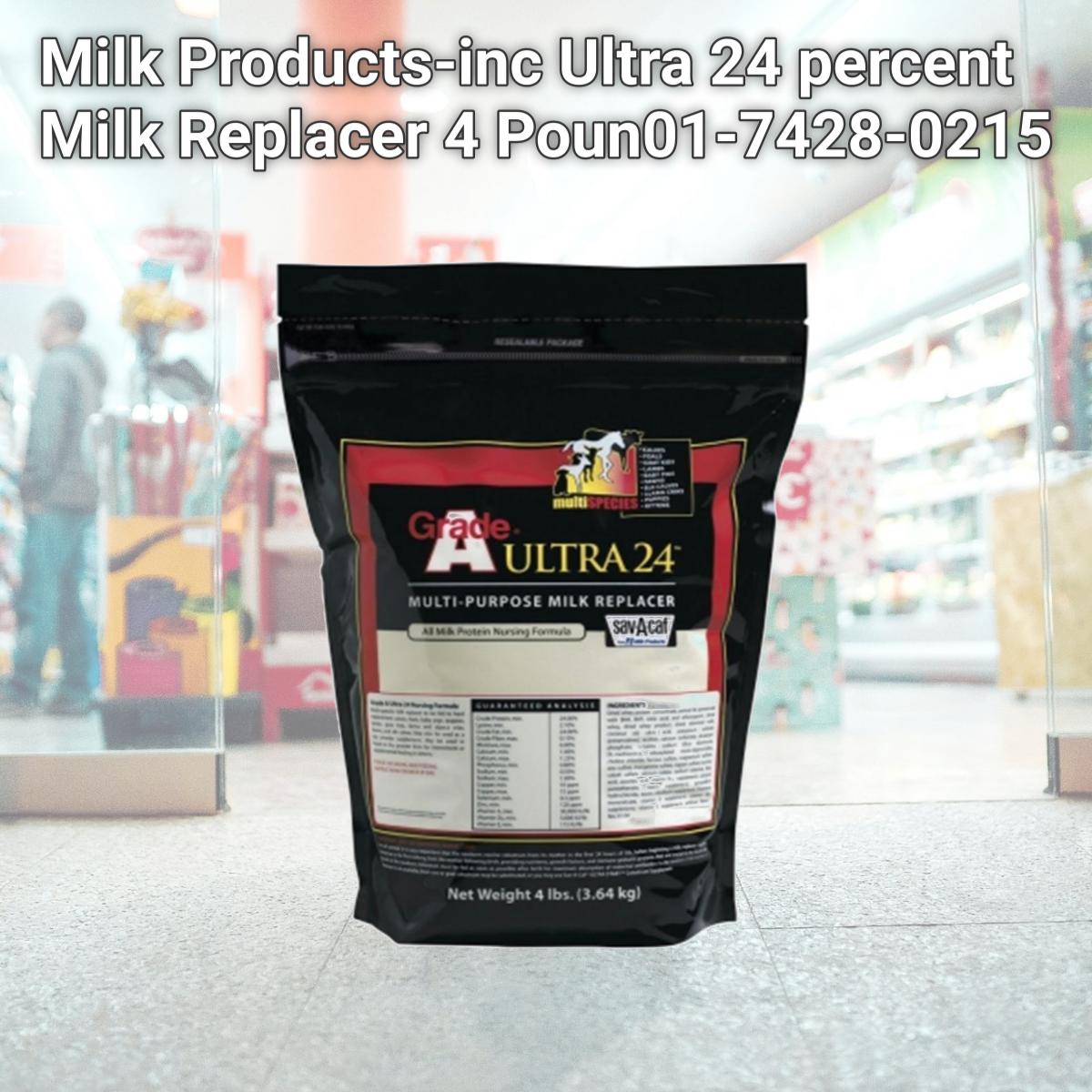 Picture of Milk Products-inc Ultra 24 percent Milk Replacer 4 Poun01-7428-0215