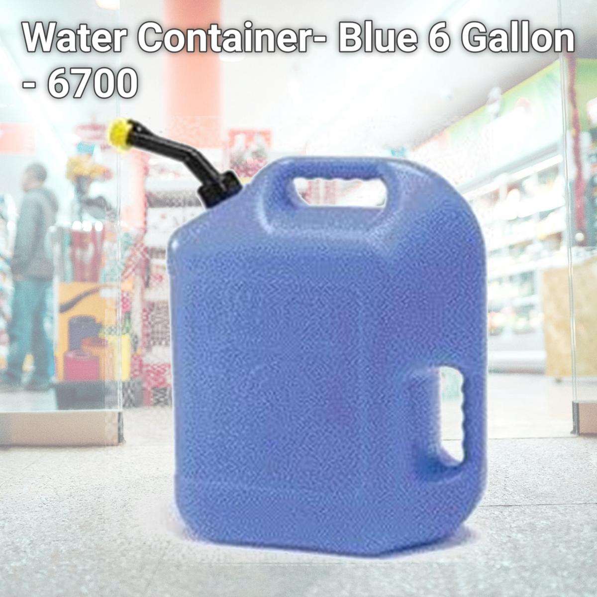 Picture of Midwest Can Company Water Container- Blue 6 Gallon - 6700