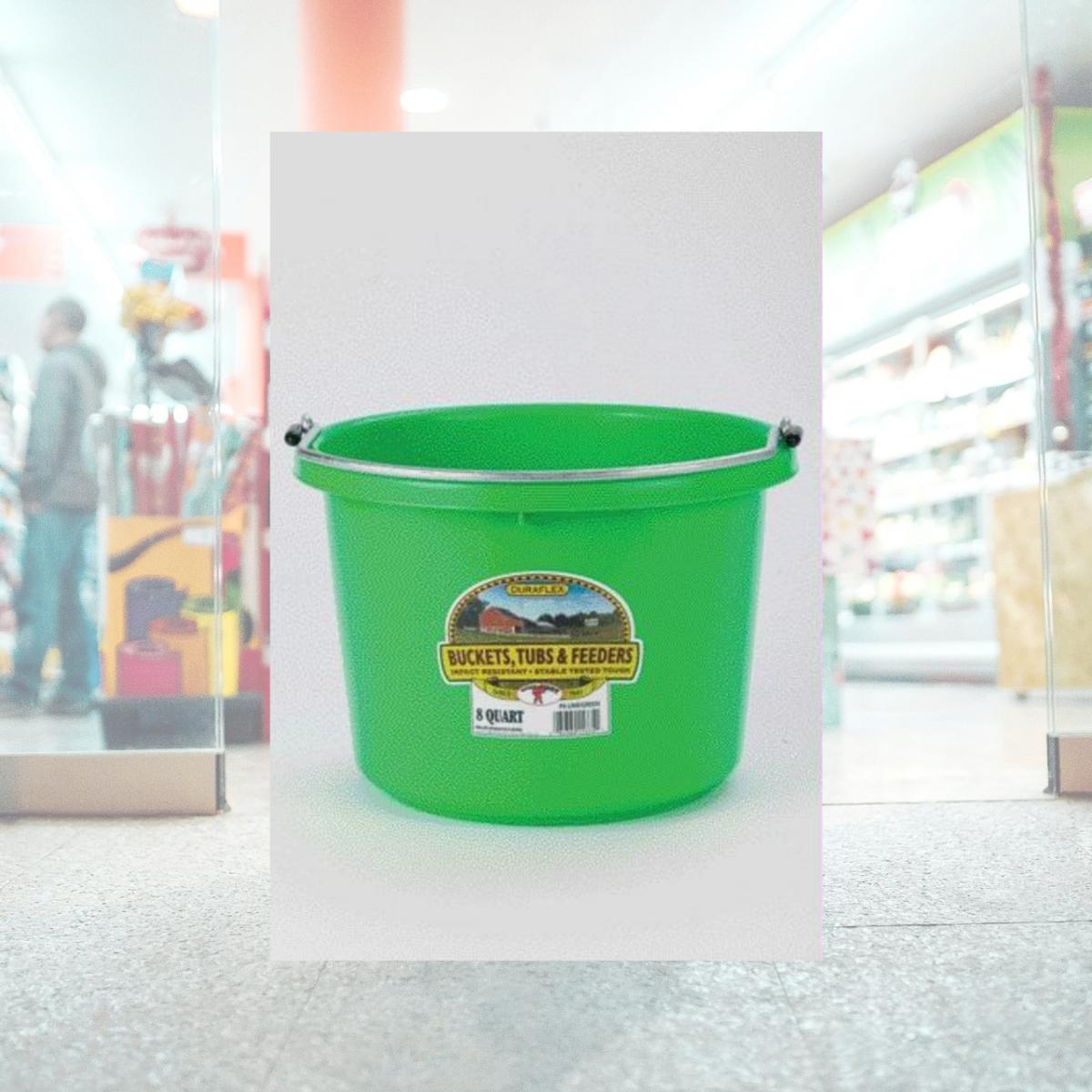 Picture of Miller Mfg Co Inc Plastic Bucket- Lime Green 8 Quart - P8LIMEGREEN
