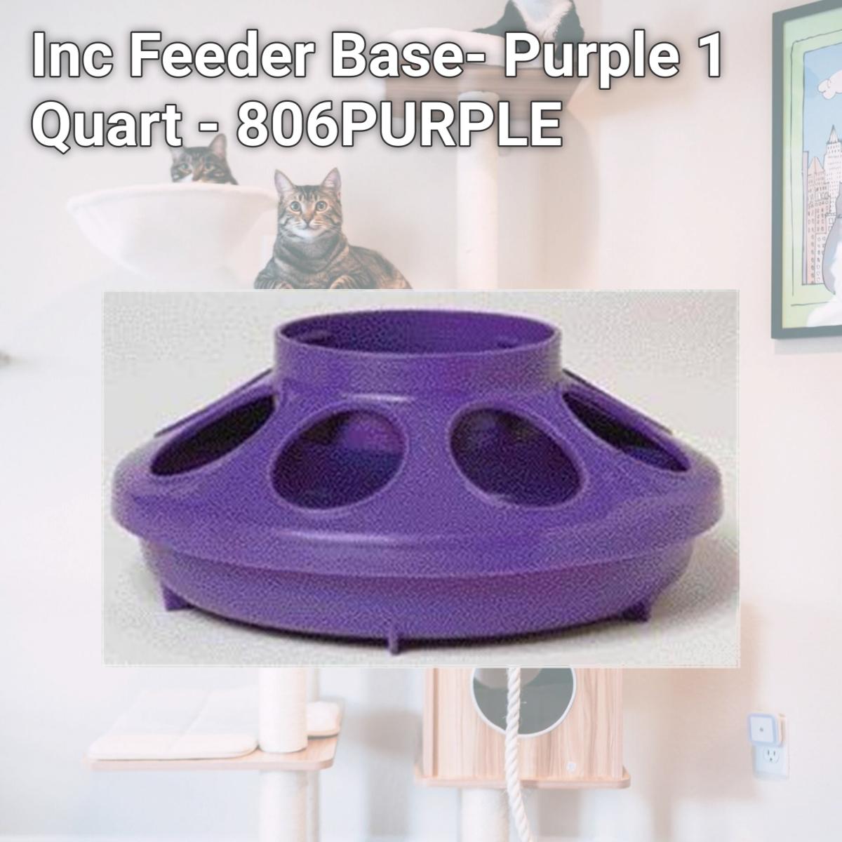 Picture of Miller Mfg Co Inc Feeder Base- Purple 1 Quart - 806PURPLE