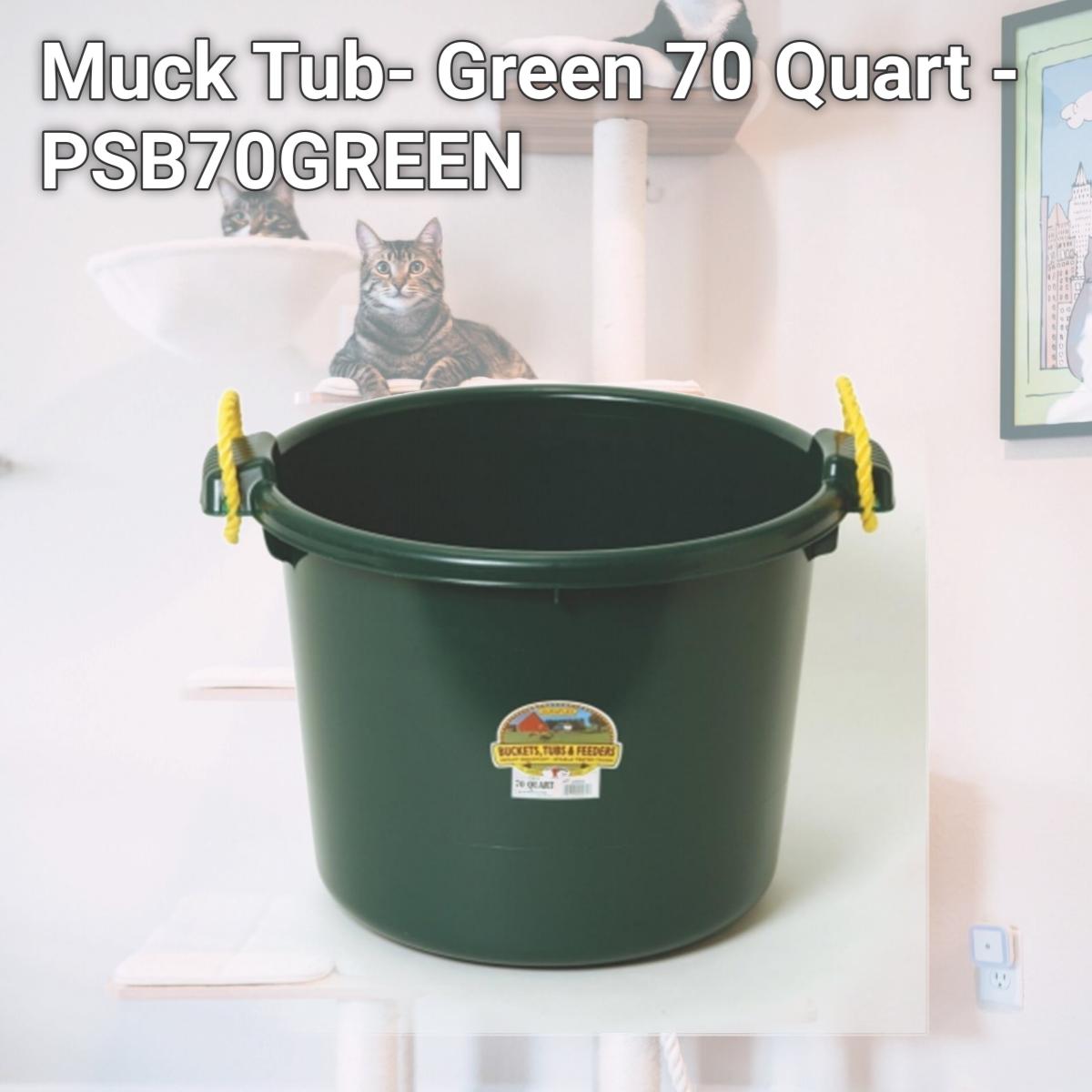 Picture of Miller Mfg Co Inc Muck Tub- Green 70 Quart - PSB70GREEN