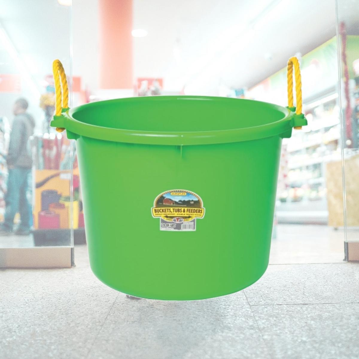 Picture of Miller Mfg Co Inc Muck Tub- Lime Green 70 Quart - PSB70LIMEGREEN
