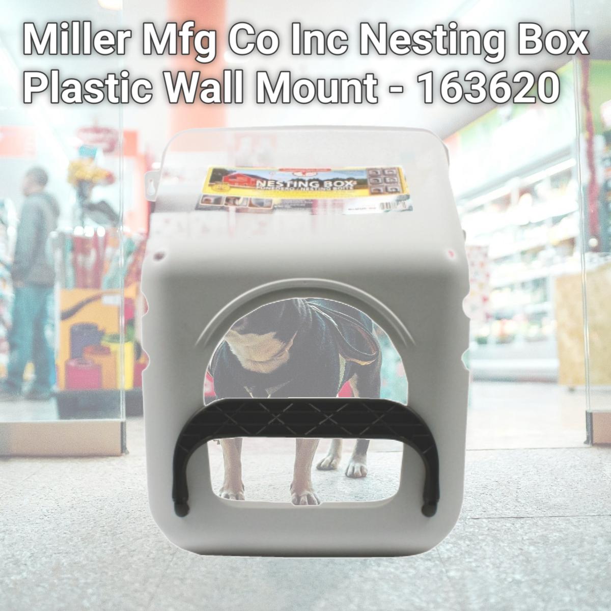 Picture of Miller Mfg Co Inc Nesting Box Plastic Wall Mount - 163620