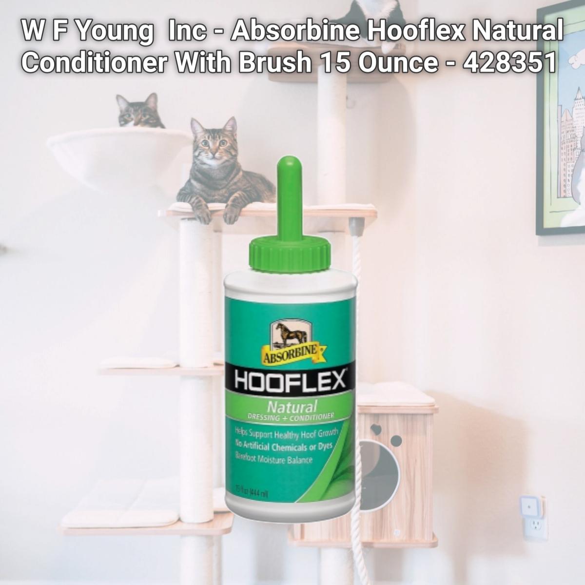 Picture of W F Young  Inc - Absorbine Hooflex Natural Conditioner With Brush 15 Ounce - 428351