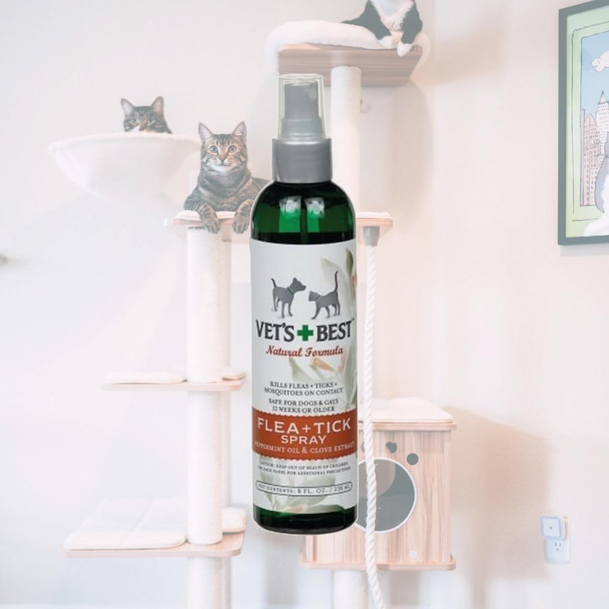 Picture of Bramton Company - Vets Best Natural Formula Flea & Tick Spray 8 Ounce - 3165810346