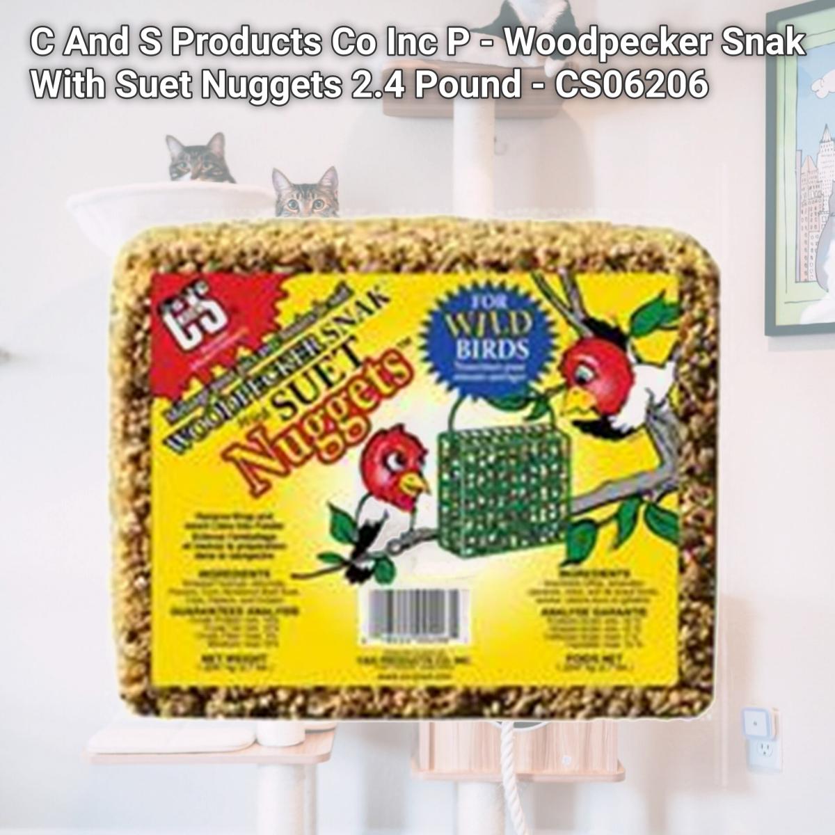 Picture of C And S Products Co Inc P - Woodpecker Snak With Suet Nuggets 2.4 Pound - CS06206