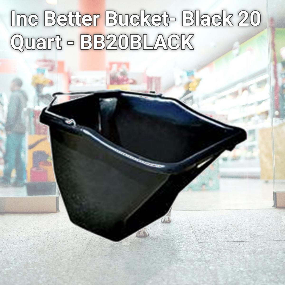 Picture of Miller Mfg Co Inc Better Bucket- Black 20 Quart - BB20BLACK