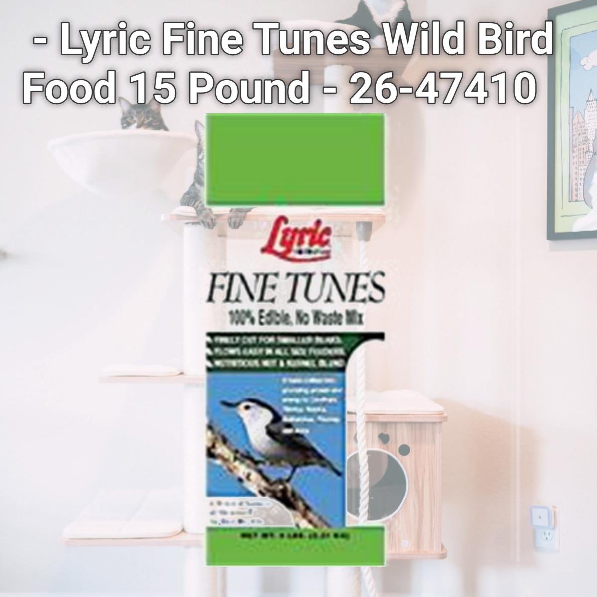 Picture of Greenview Lyric - Lyric Fine Tunes Wild Bird Food 15 Pound - 26-47410