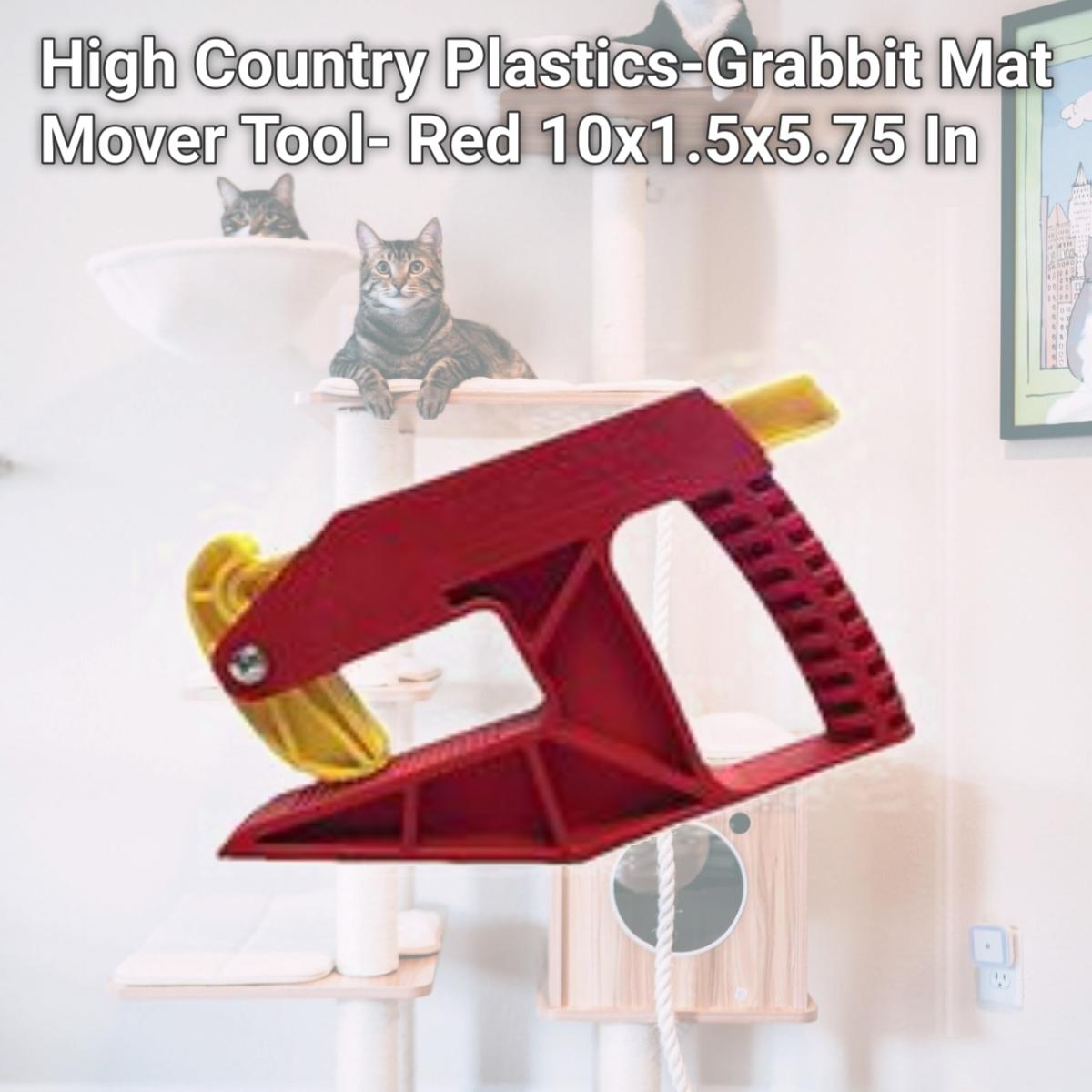 Picture of High Country Plastics-Grabbit Mat Mover Tool- Red 10x1.5x5.75 In