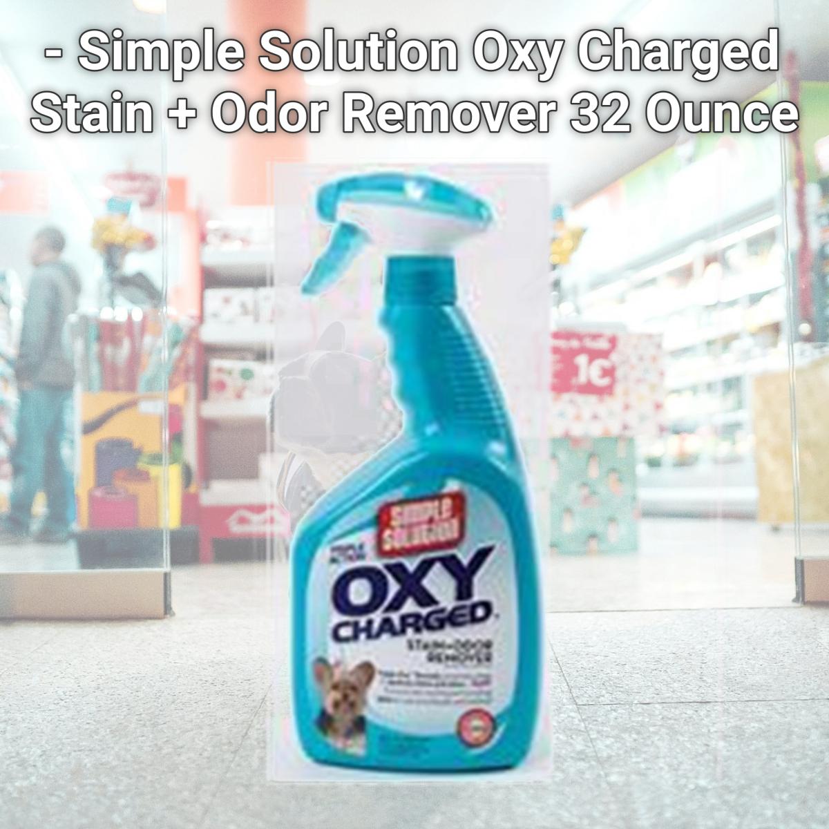 Picture of Bramton Company - Simple Solution Oxy Charged Stain + Odor Remover 32 Ounce