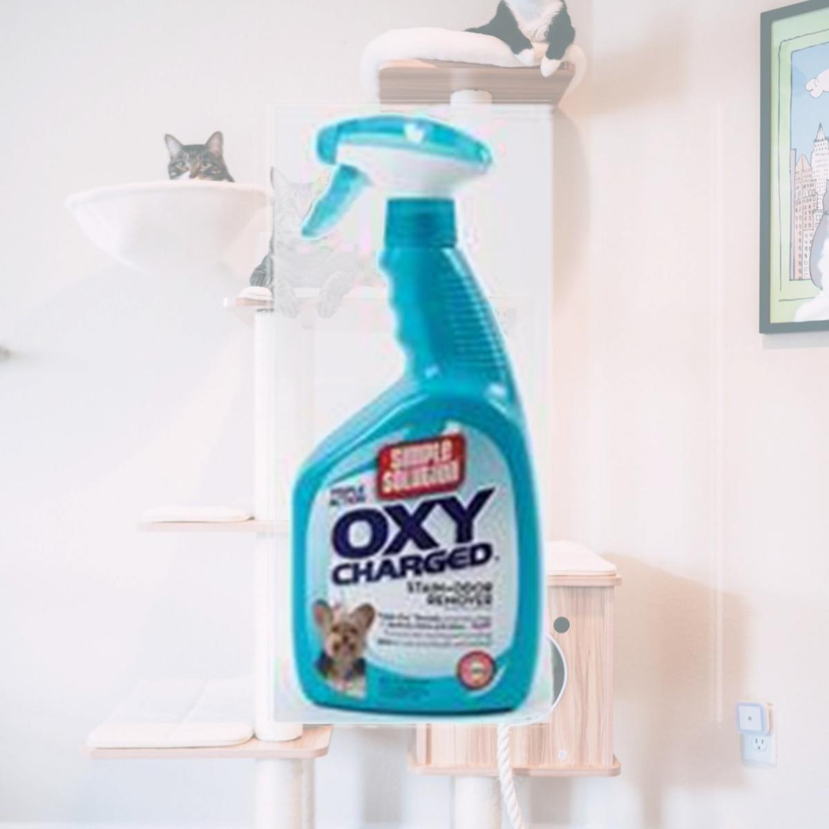 Picture of Bramton Company - Simple Solution Oxy Charged Stain + Odor Remover 32 Ounce