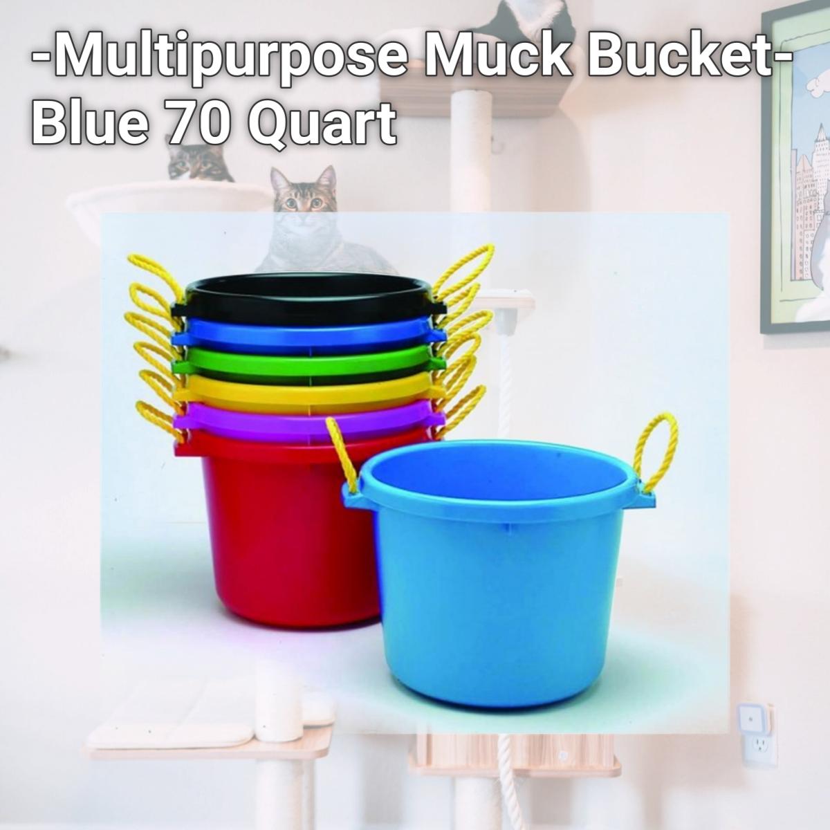 Picture of Fortex Industries Inc D-Multipurpose Muck Bucket- Blue 70 Quart