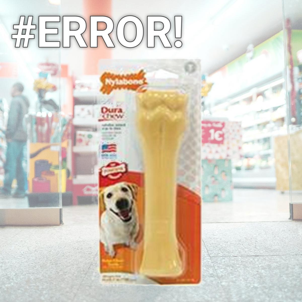 Picture of Nylabone Corp (bones)-Dura Chew Souper Bone- Peanut Butter Souper NPB105P