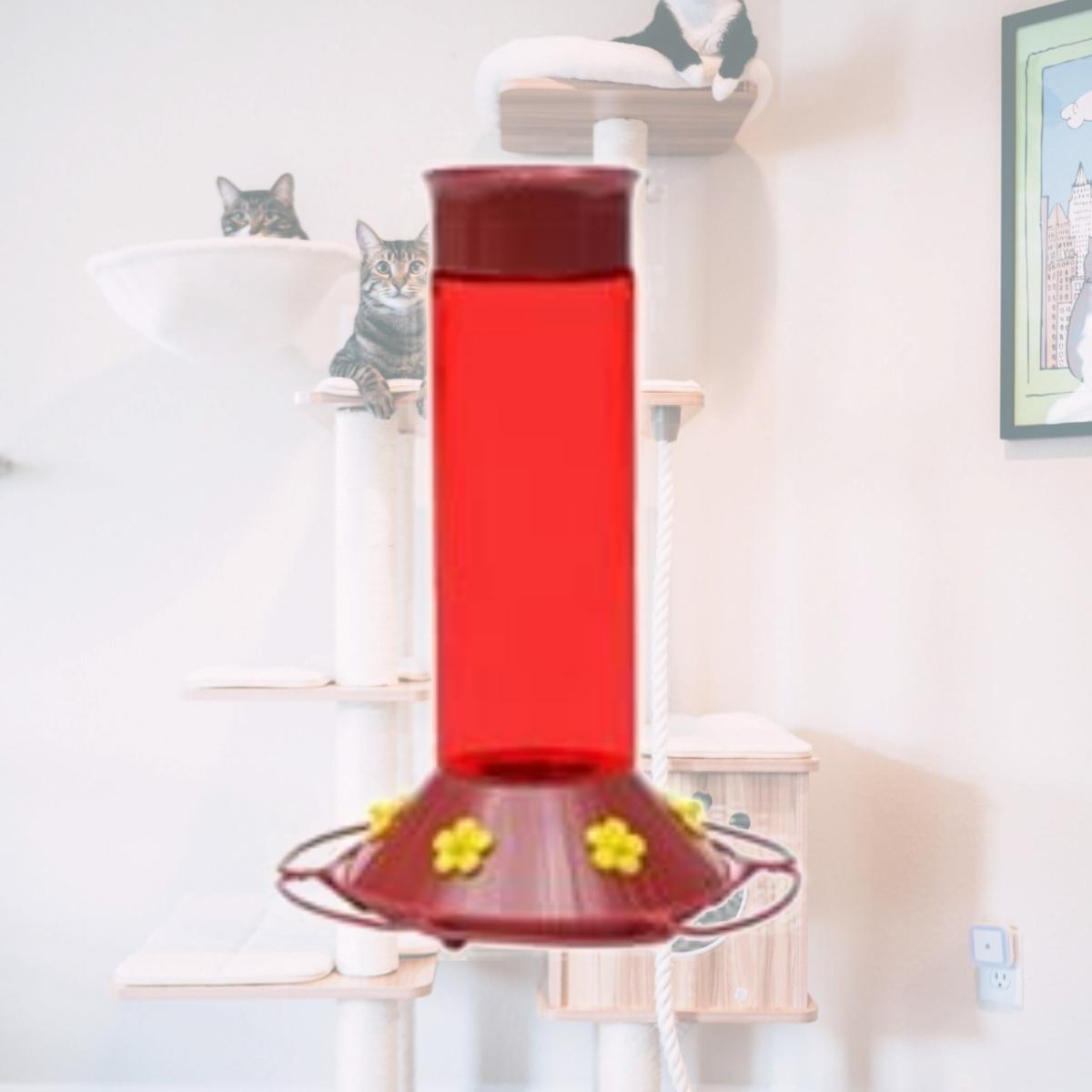 Picture of Woodstream Hummingbird W-Hummer S Favorite Hummingbird Feeder- Red 30 Ounce 409