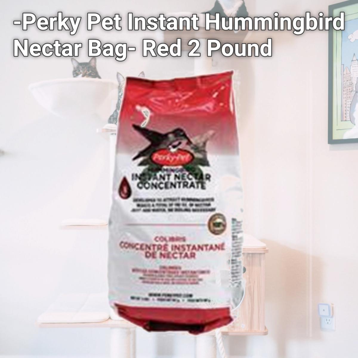 Picture of Woodstream Hummingbird W-Perky Pet Instant Hummingbird Nectar Bag- Red 2 Pound