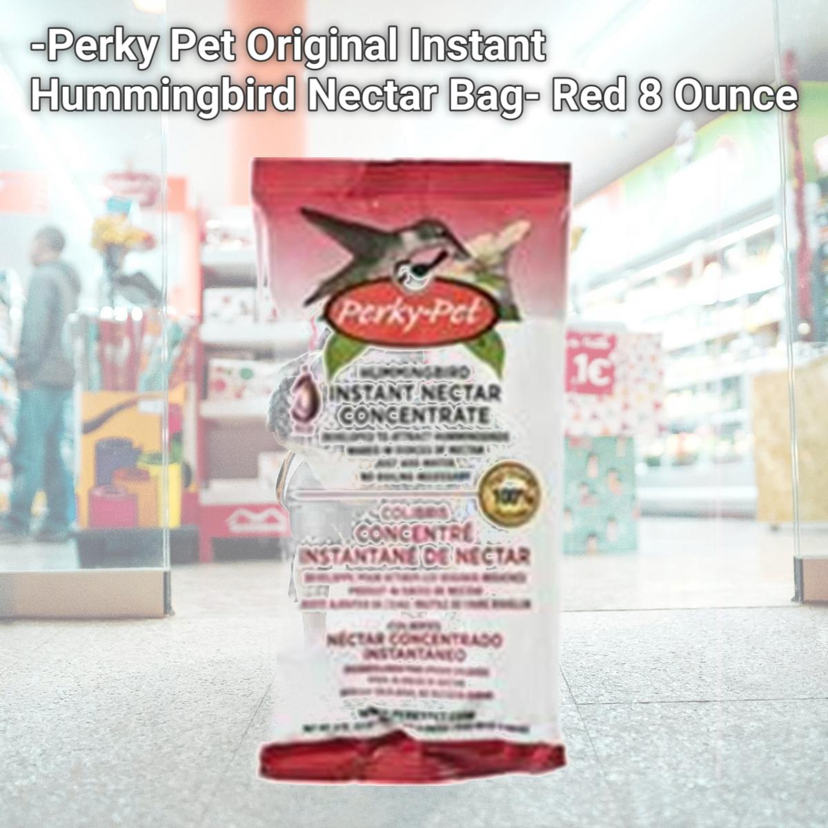 Picture of Woodstream Hummingbird W-Perky Pet Original Instant Hummingbird Nectar Bag- Red 8 Ounce