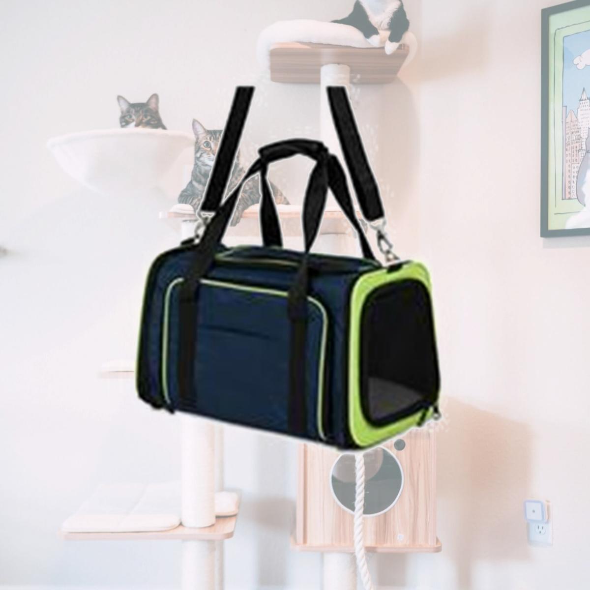 Picture of Petmate Inc-Carriers-See & Extend Pet Carrier- Navy 18 Inch