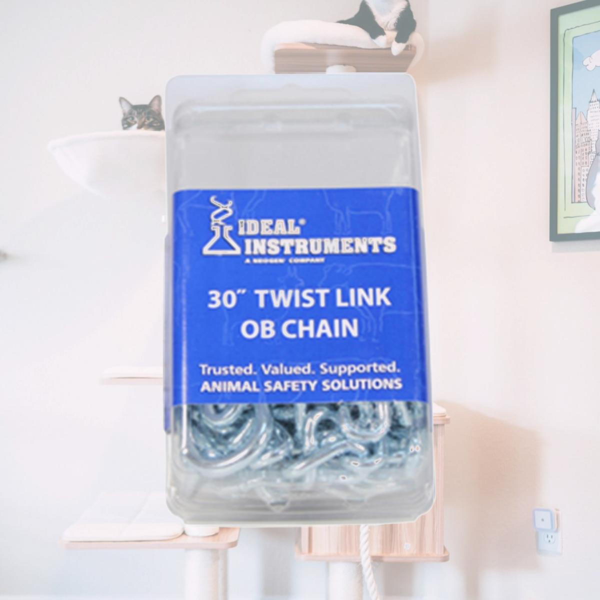 Picture of Neogen Ideal 698736 Twist Link Ob Chain For Calving Silver - 30 In.