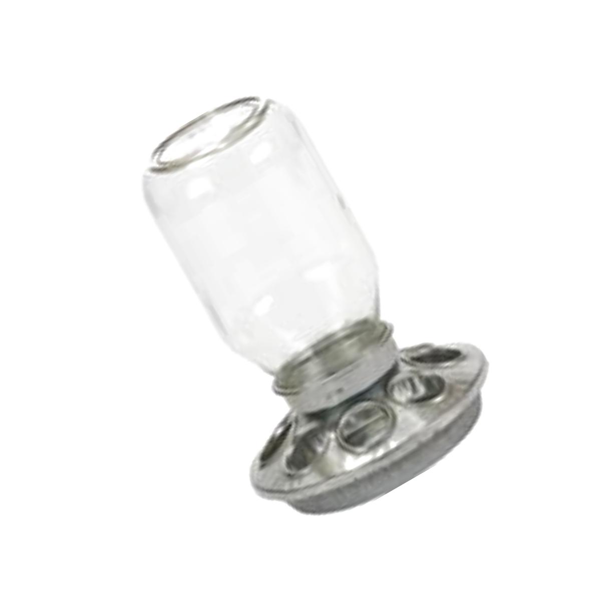 Picture of Miller Mfg Co Inc P-Mason Jar Baby Chick Feeder- Clear 1 Quart MJ9810