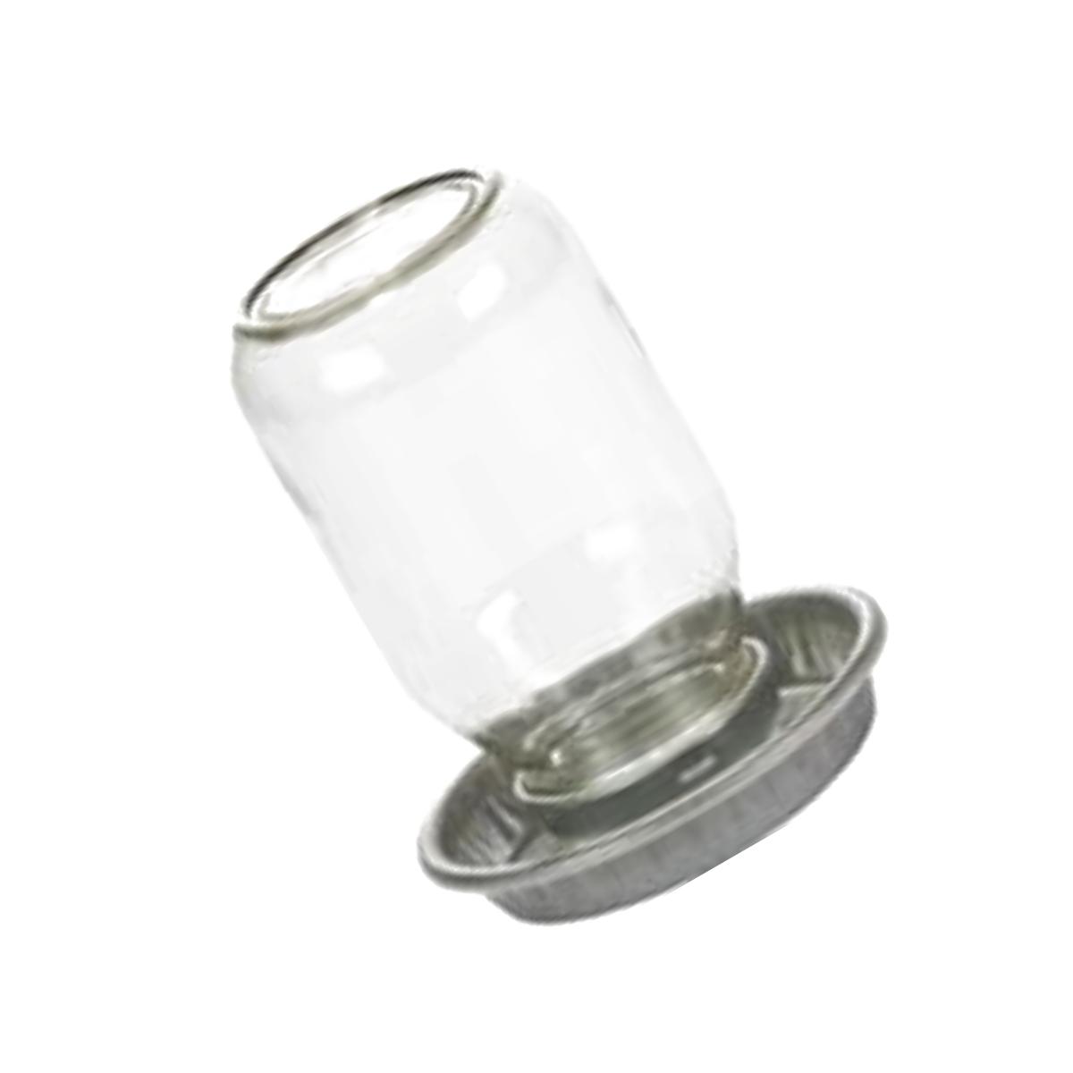Picture of Miller Mfg Co Inc P-Mason Jar Baby Chick Waterer- Clear 1 Quart MJ9826