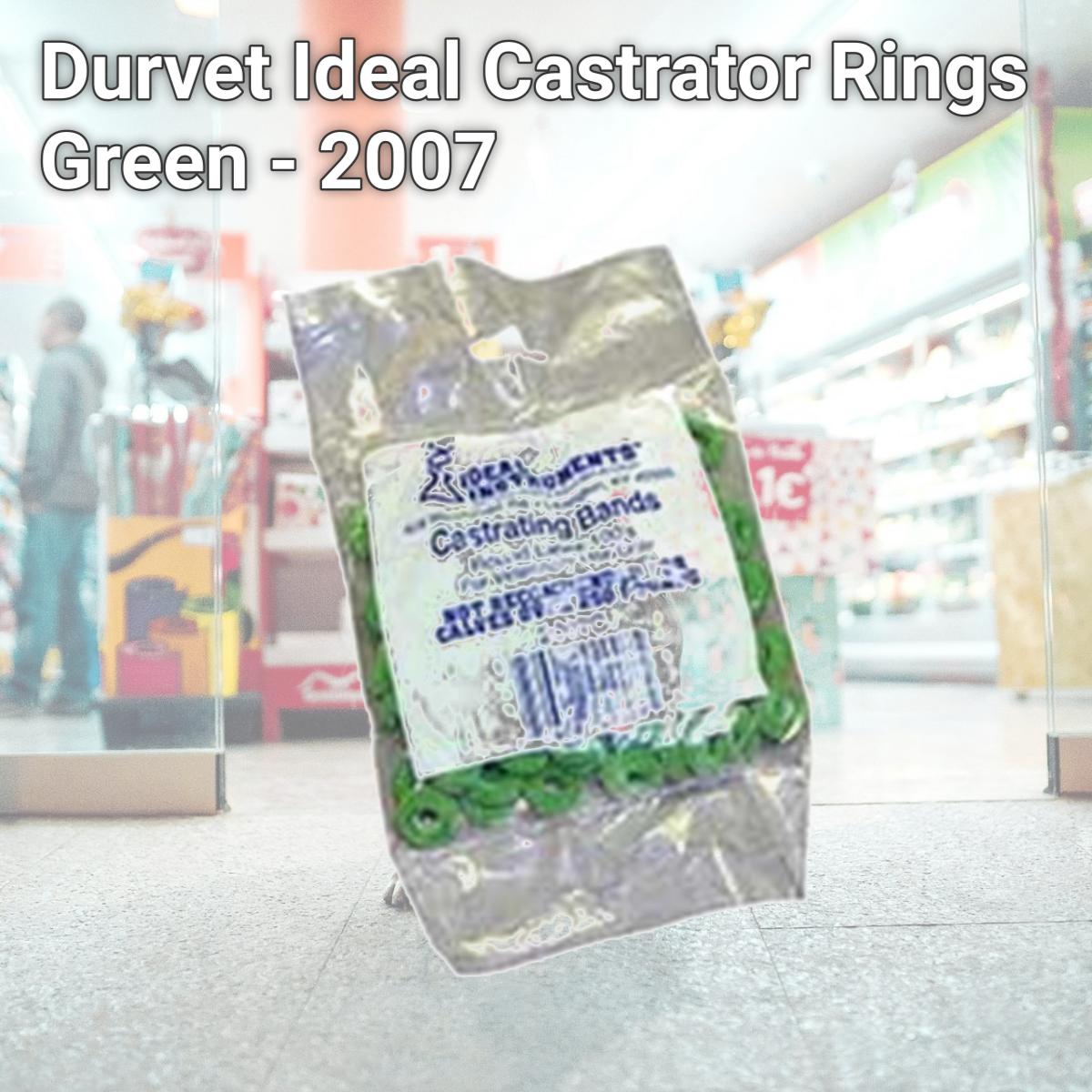 Picture of Durvet Ideal Castrator Rings Green - 2007